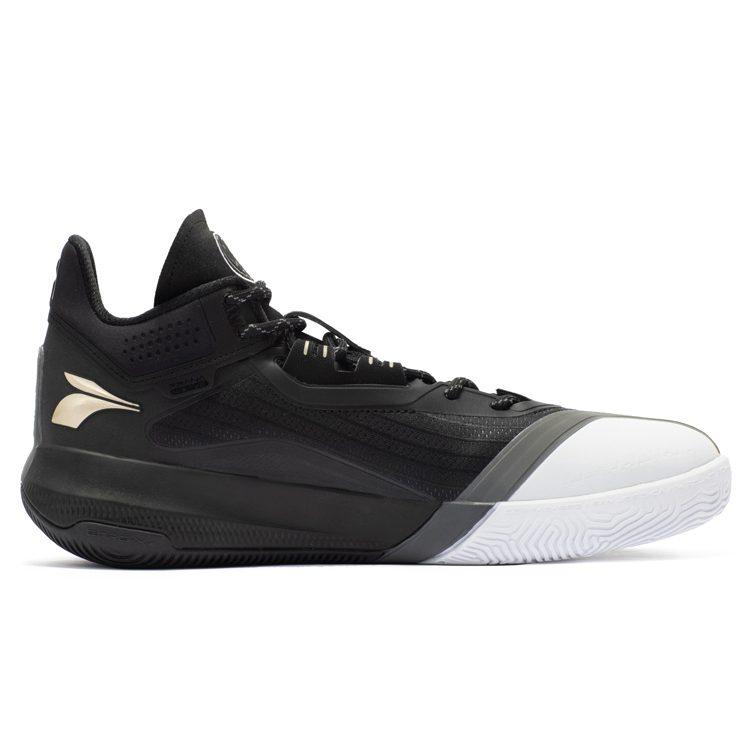 361 AG3 Aaron Gordon 3 Cushioning, Wear Resistant Mid Top Performance Basketball Shoes Men's Obsidian Black 572241106-1