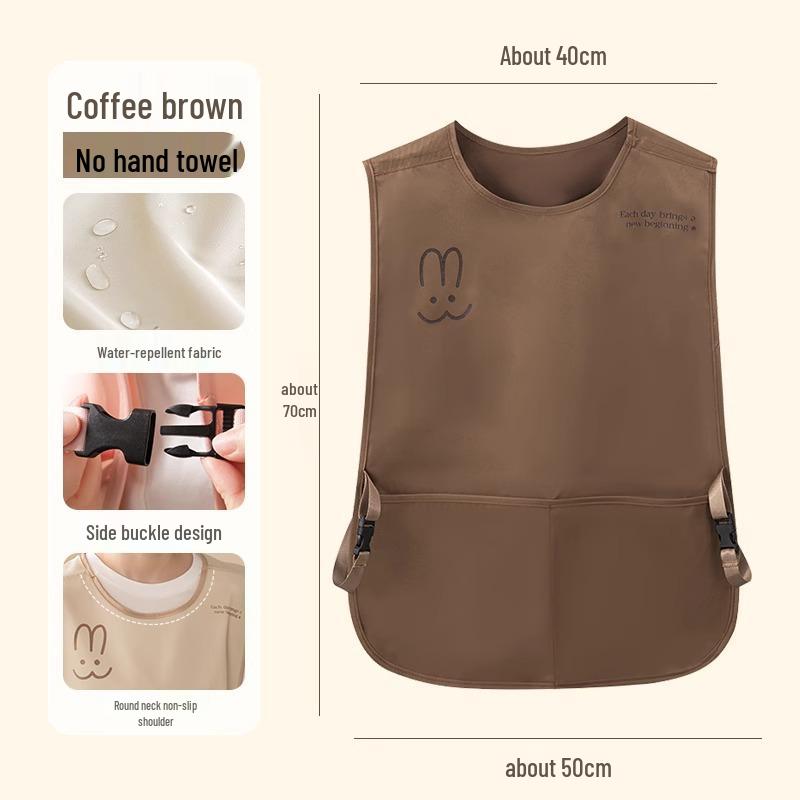 

Водонепроницаемый, Маслостойкий Кухонный Фартук без Рукавов - Легко Чистить и Дизайн Высокой Ценности