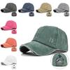 Color Washed Solid Retro Baseball Cap Cotton Sun Hat Vintage Duck Tongue Cap