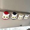 Cute Cat Style Magnetic Glasses Case For Car Sun Visor Holder- Multi-Function Auto Accessorie,Cars Accessories Girl