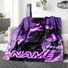 Customiz Name Personality Solo Leveling Blanket Soft &Warm Sofa Office Bed Travel Lunch Break Blanket, Gift Suitable All Seasons
