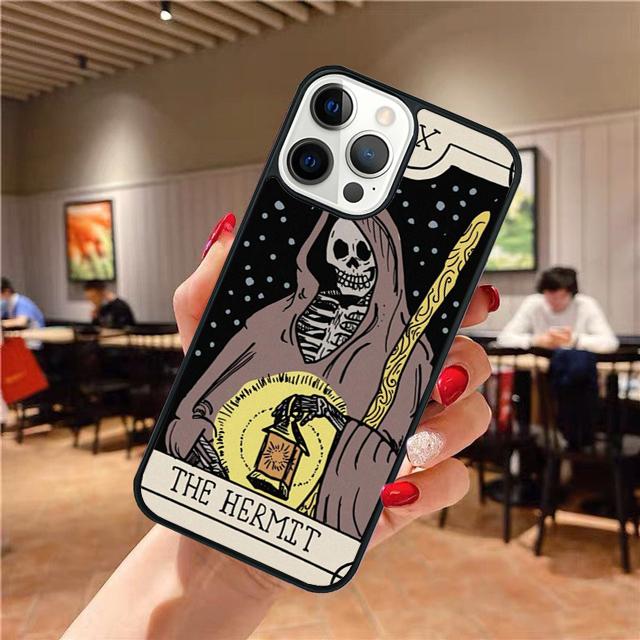 Tarot Card The Hermit phone Case Cover For iPhone 17 Air 16 15 14 Plus  apple 16 11 12 13 Pro Ma coque