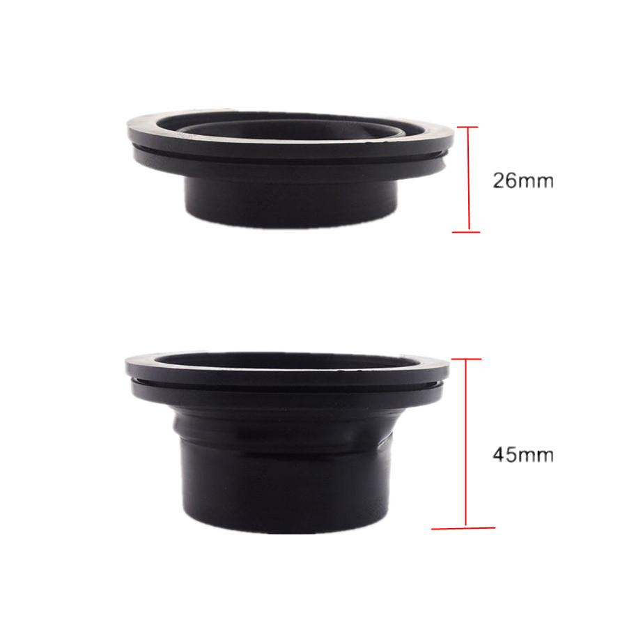 2 Pcs Black Rubber Car LED HID Headlights Retrofit Re-seal Seal Cap Dust Covers