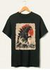 Retro Vintage Japanese Godzilla Great Wave T-Shirt