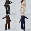 Pure Color Casual Pants For Women With Wide Leg Design For Autumn Winter Comfort