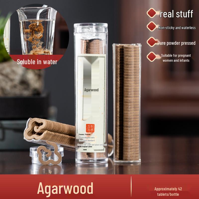 Auspicious Clouds Sandalwood & Agarwood Coil Incense for Indoor Aromatherapy - Long-lasting Deodorizing Incense Burner Censer