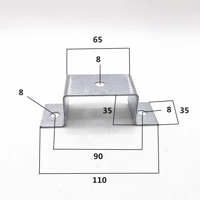 Stainless Steel Grounding Bracket with Insulated Copper Busbar and Terminal Post
