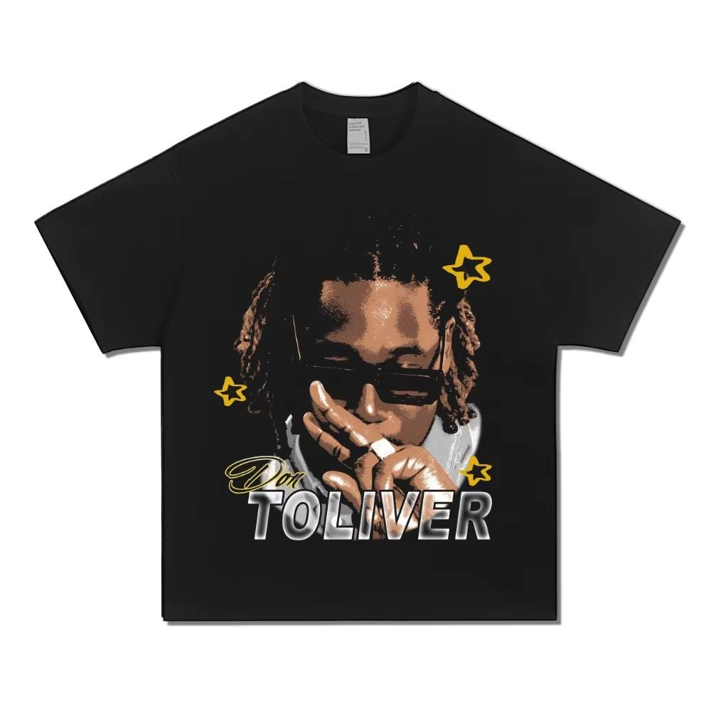 

Harajuku Trendy Don Toliver Concert Tour T-Shirt Soft Premium Cotton Short Sleeve Loose Fit Crew Neck for Unisex & Women Streetwear L