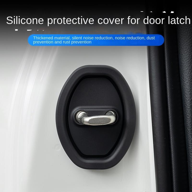 For Toyota Corolla E140/E150 E180 E210 Cross XG10 2006~2025 2025 4 Pcs Car Door Lock Protect Covers Anti Rust Anti-collision Mat