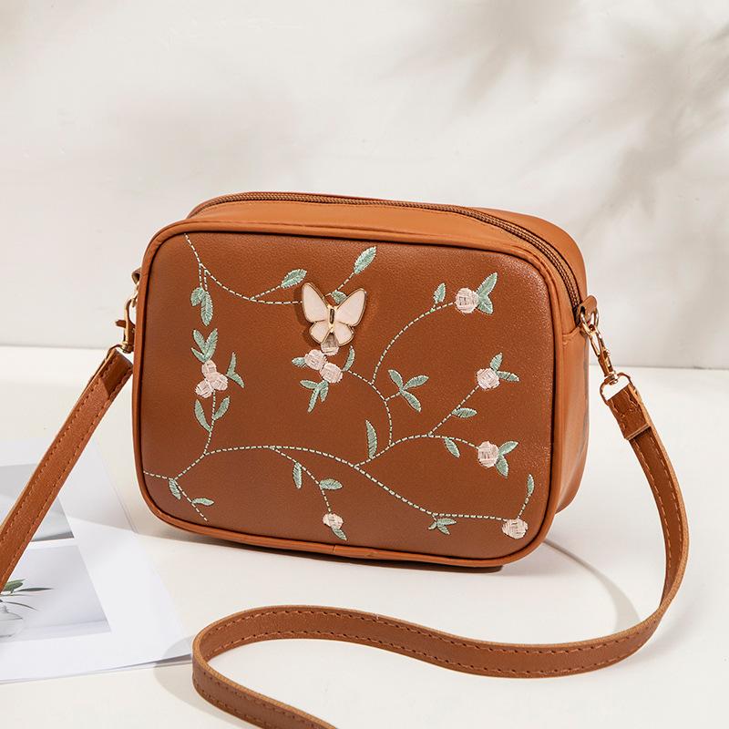 Fashion Bow Camera Bag, Simple Flower Women's Bag, Casual Small Square Bag, Shoulder Messenger Bag, Women's Bag.