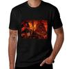 The Infernal Landscape Tshirt Big And Tall Crew Neck Tee Tshirt