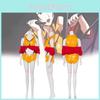 Vibrant Yellow Cowboy Bebop Cosplay Costume For Halloween And Anime Conventions