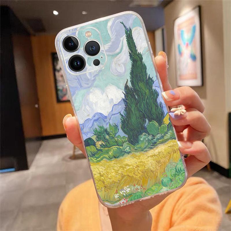 Vincent Van Gogh Art Phone Case For iPhone 17 Pro Max Air 16 15 14 13 Pro Max 15 16 Pro 15Plus