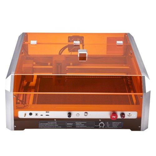 VEVOR Laser Engraver, 20W, Laser Engraving and Cutting Machine with Enclosure Camera, Laser Cutter, 400 X 400 Mm Working Area, 30000 Mm/min, for Wood