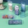 Organizer Portable Q-tip Holder Swab Canisters Toothpick Container Cotton Balls Dispenser Box