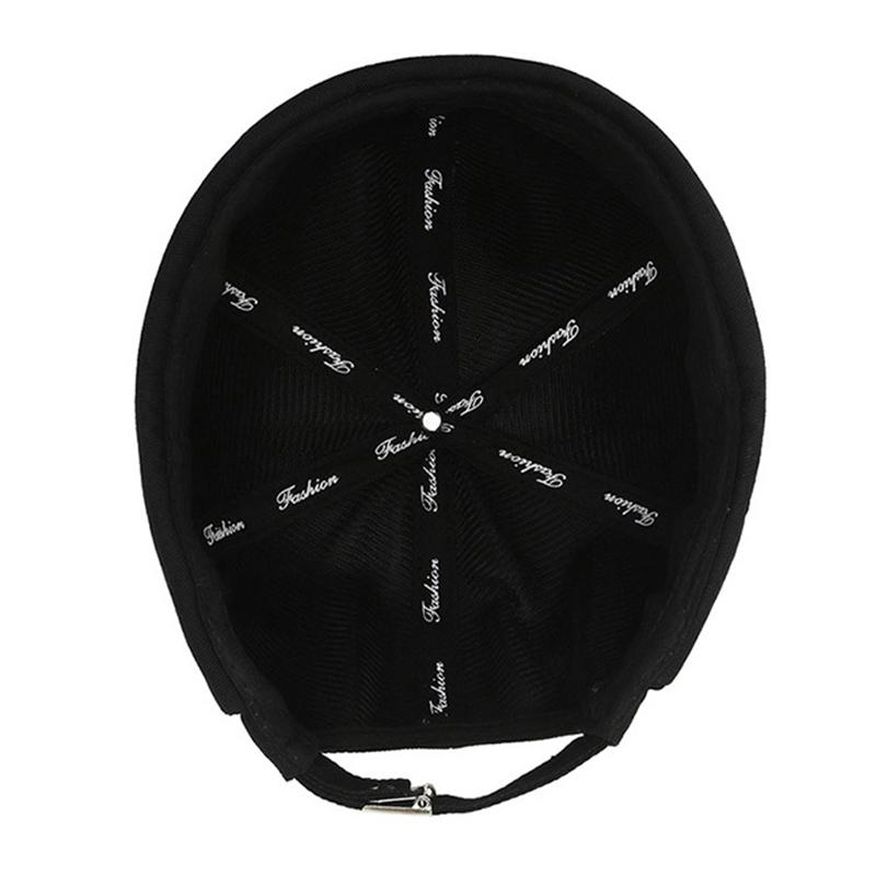 Washed Style Cotton Brimless Docker Cap for Boys and Girls with Adjustable Strap