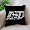 Initial D Fujiwara Tofu Shop Personalized Picture Text Home Decorative Pillows Household Gifts 45x45cm