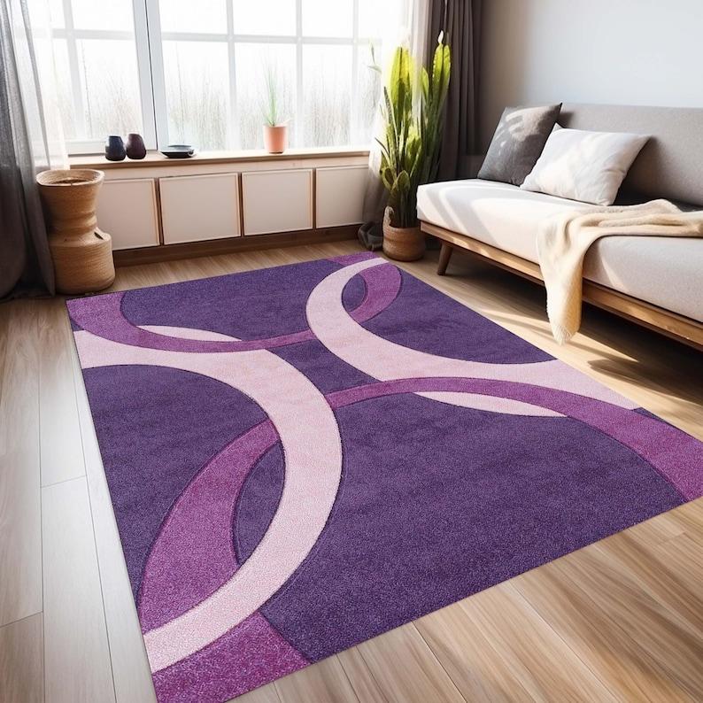 

Фиолетовый Декор Современный, Арт Декор , Салон , Домашний Декор , В помещении, Турецкий Фиолетовый Ковер 60*90cm