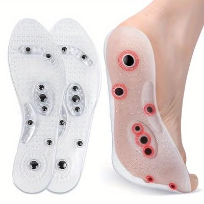 2pc Advanced Magnetic Acupressure Foot Massager Insoles - Relieve Stress, Boost Circulation, Ergonomic Design for All-Day Comfort
