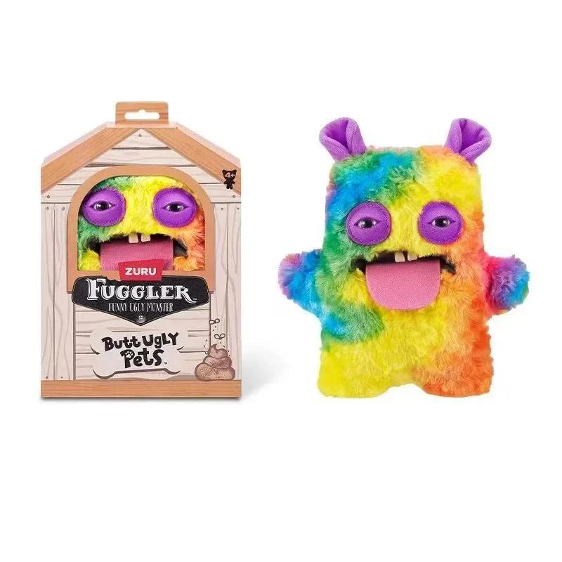 Нетоксичные Плюшевые Игрушки Фугглер Уродливый Монстр Зубы Серия Питомцы Мистер Пуговицы Золотистый Ретривер Рождественское Плюшевое Животное Фуггс Плюш 23См