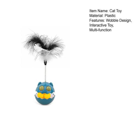 Wiosenna Piórko Zabawka dla Kota Kołyszący Się Drapak dla Kota z Kulą Kocimiętki Interaktywna Zabawka Tor z Kulkami dla Kotów Domowych Ulga w Nudzie Samodzielna Rozrywka