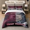 Burnley Football Design Bedding Set Custom Text 1 Duvet Cover & 2 Pillow Cases