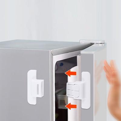 2 Stücke Kinder Sicherheitsschutz Kühlschrankschloss Wohnmöbel Schranktür Sicherheitsschlösser Anti-Offener Wasserspender Schließfachschnalle