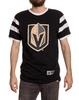 Pittsburgh Penguins Vintage Logo Herren T-Shirt Schwarz Gelb Weiß Kurzarm Lässig Schnelltrocknendes T-Shirt für Eishockey-Fans