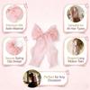 Large Hair Bow Clip with Long Tails Elegant Bows for Women Girls Hair Accessories