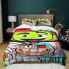 Cartoon 3D Digital Printing Teen Titans Go Duvet Cover Set Bedding Set For Kids Adults Single Double Large Sizes Bedroom Decor