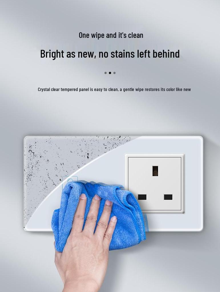 Zhengshang C8 Graffiti EU Smart WiFi Touch Switch with Voice Control for Alexa & Google.