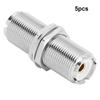5pcs SO239 UHF Female To Female Plug Jack RF Adapter Connector for 2 PL259 Plugs