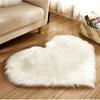 Plush Heart Shaped Carpet Non-Slip Mat Fluffy Rug Floor Mat Blanket Sofa Cushion Foot Pad Carpets For Living Room Home Decor