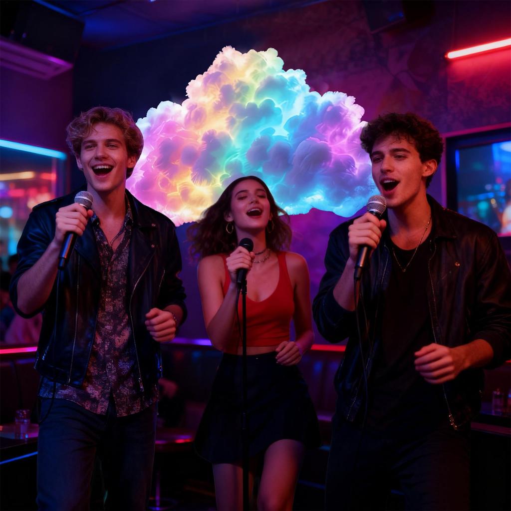 Thundercloud LED Lights for Ceiling USB Thundercloud LED Lamp Set Ambient Music Light USB Desktop Mood Lamp for Bedroom Room