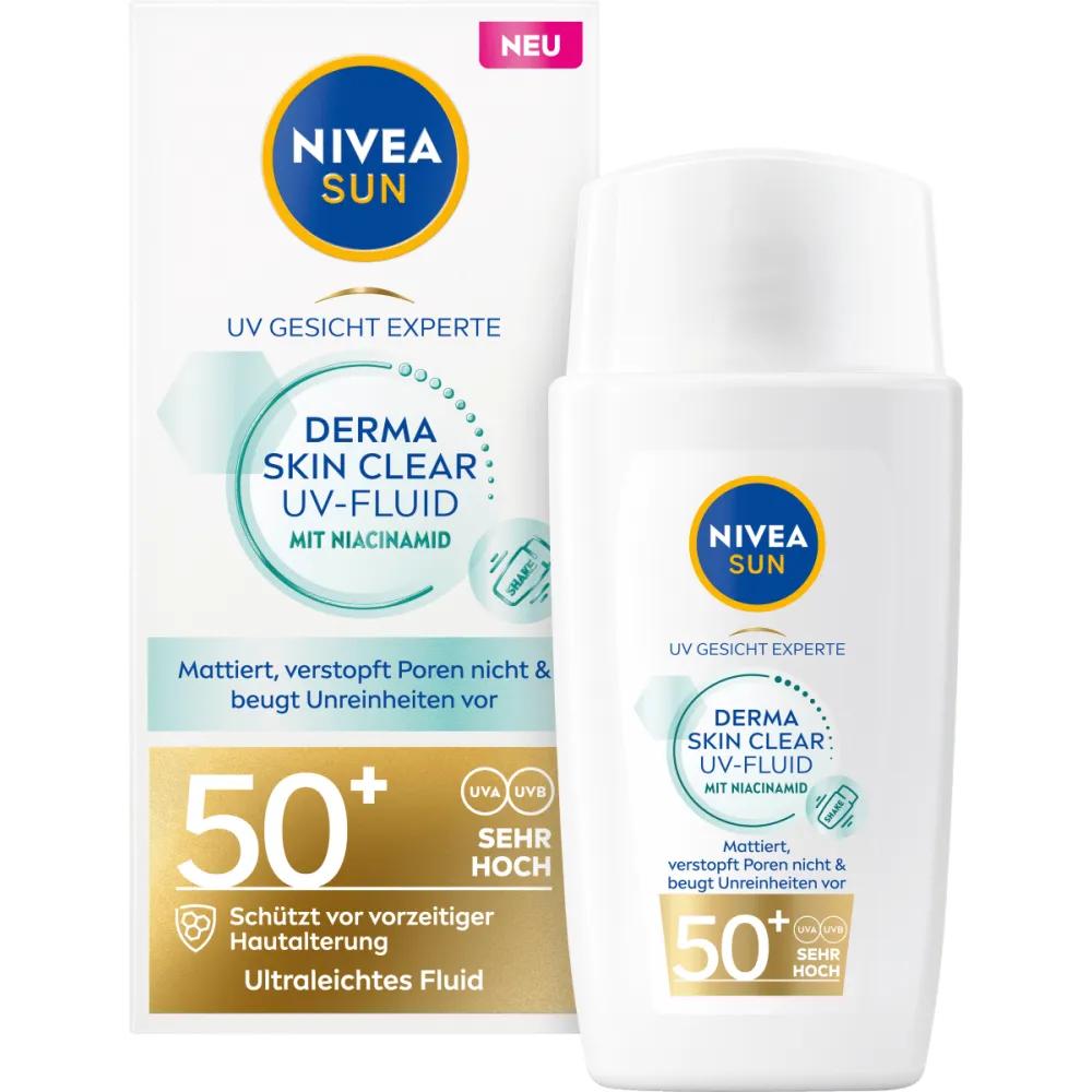Nivea Sun Lotion Derma Skin Clear UV Fluid LSF50+ 40ml