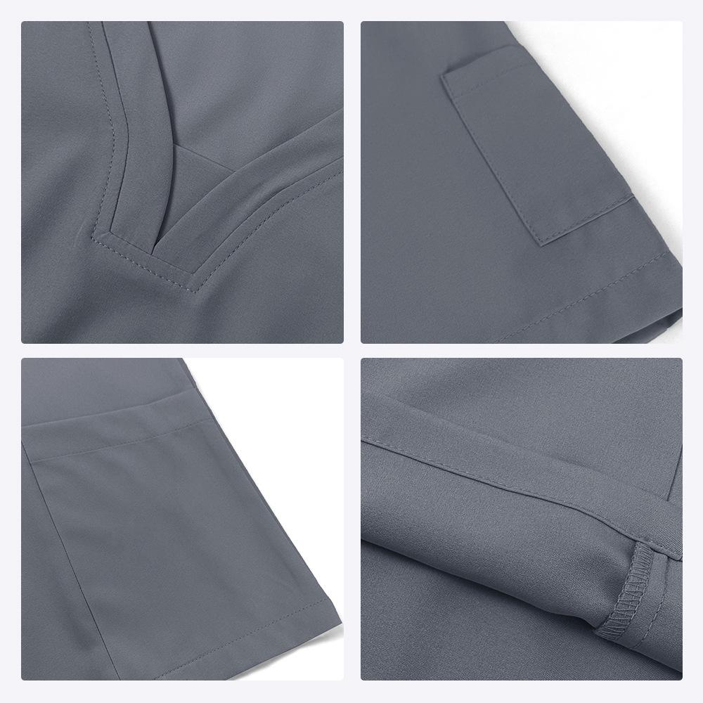 Nianqing Multi-Color Medical Workwear Set: Casual, Loose-Fit Doctor/Nurse Uniform, Plus Sizes Available