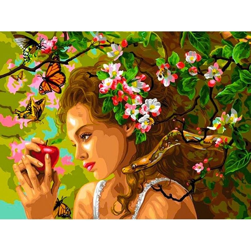 Diamond Painting Flowers Diamond Embroidery Kit For Adults Kids Diamond Mosaic Cross Stitch Decoration 40*50