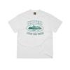 Devils Island Letter Print T-Shirt Men Women Loose Fit Casual Streetwear Short Sleeve Tee