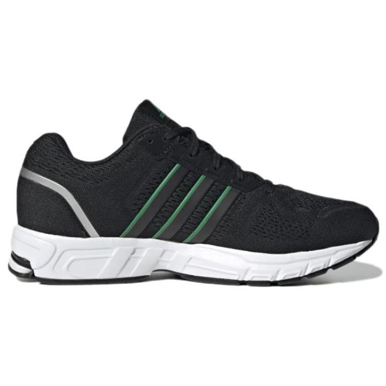 Adidas Equipment 10 EM Comfortable Fabric Slip-Resistant Durable Low-Top Casual Running Shoes Unisex Sneakers Black Green HR0672