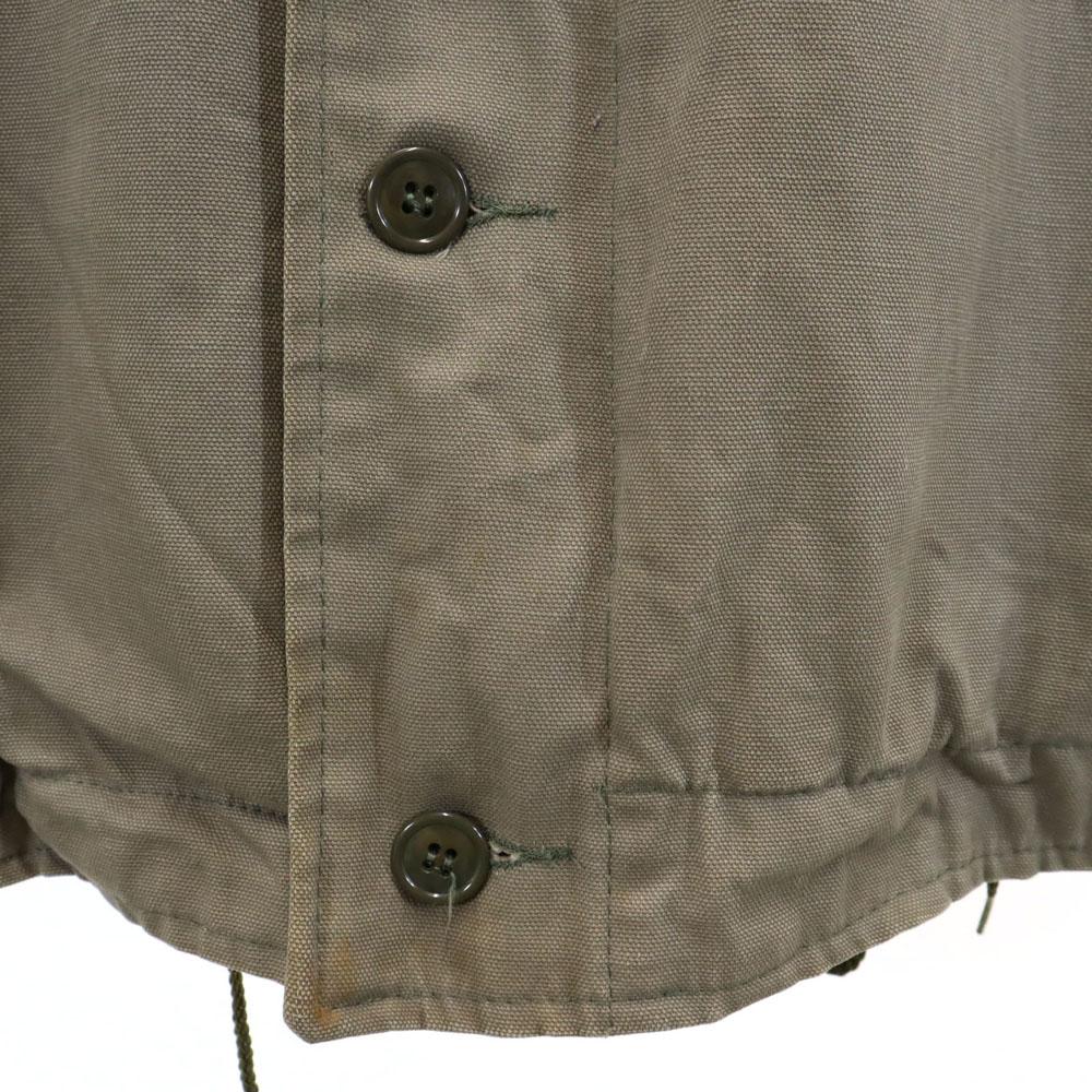 Vintage 70-е N1 Потребительские товары палубная куртка Gurege подкладка из боа Военная мужская б/у