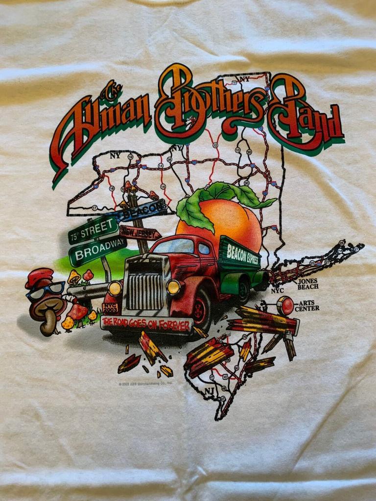 The Allman Brothers Band Tour T-SHIRT 2003 Baumwolle Größe S-5XL