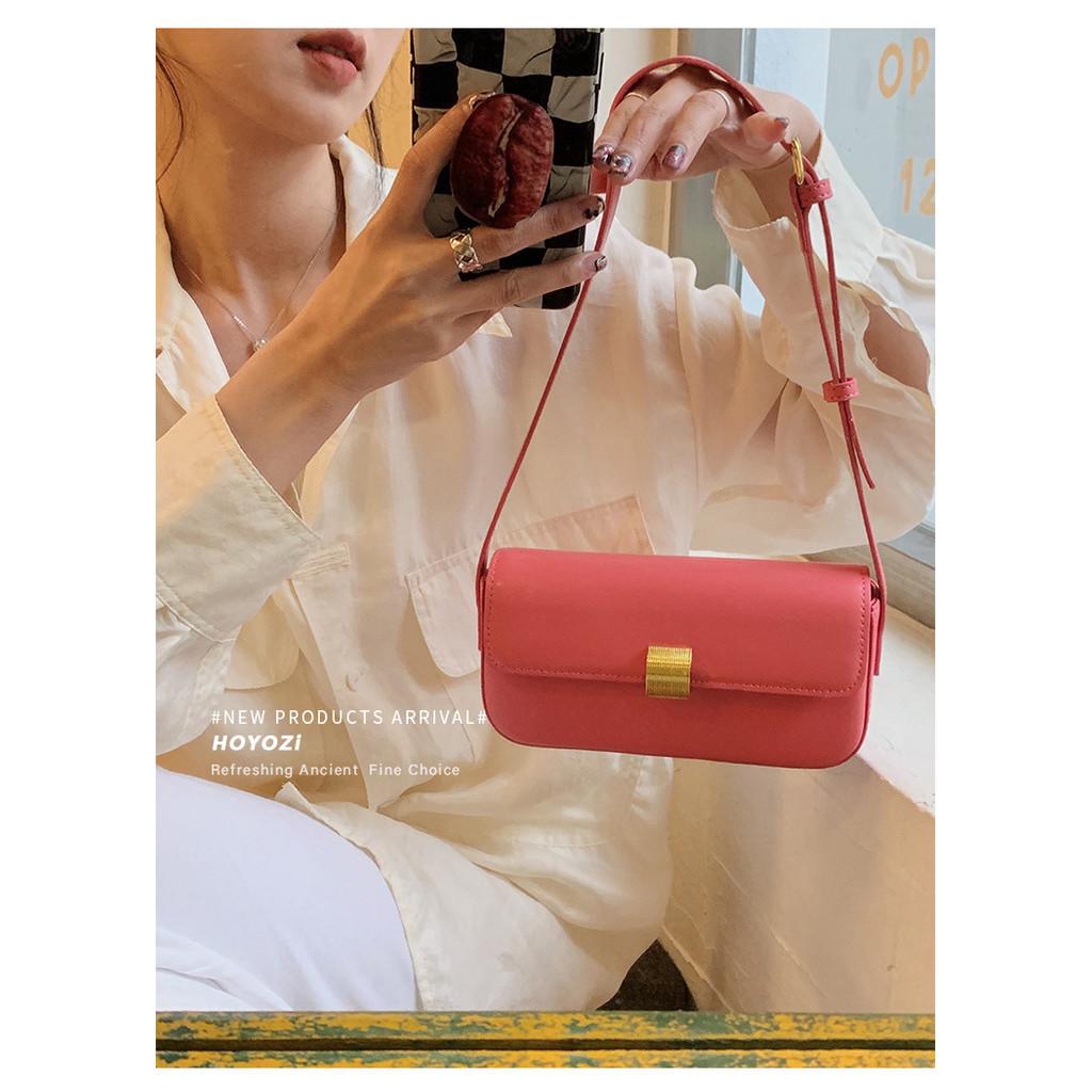 IELGY Женская розовая сумка подмышкой — фото 7