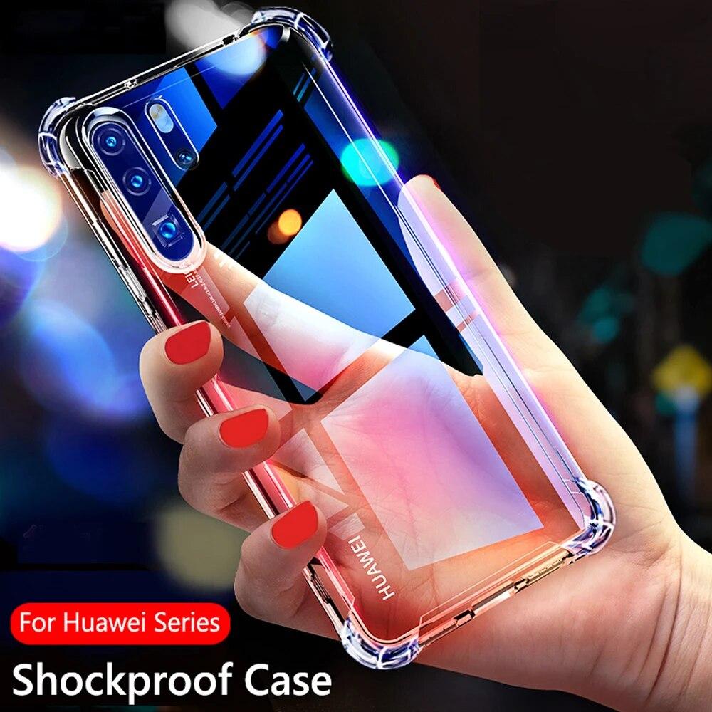 

Чехол-сумка из ТПУ для телефона для huawei P40 pro P30 P20 lite, чехлы-бамперы, аксессуары для мобильных телефонов, силиконовые противоударные чехлы