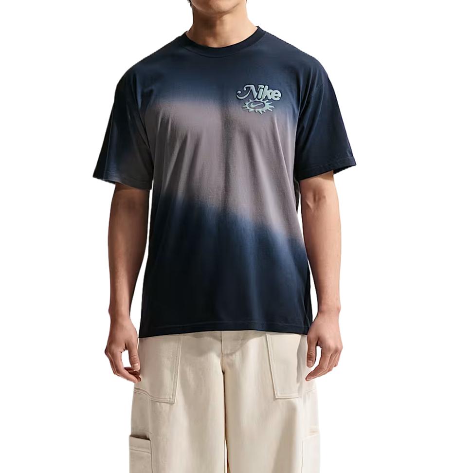 Nike Sportswear Ribbed Crew Neck Cotton T-Shirt Men Tops IH1152015 M