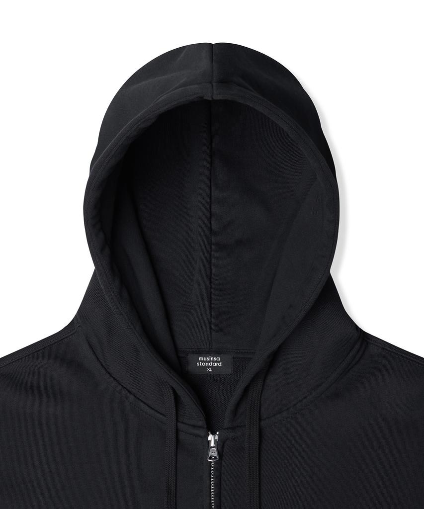 Musinsa Standard Heavyweight Oversized Hooded Sweat Zip-Up [Dark Grey]