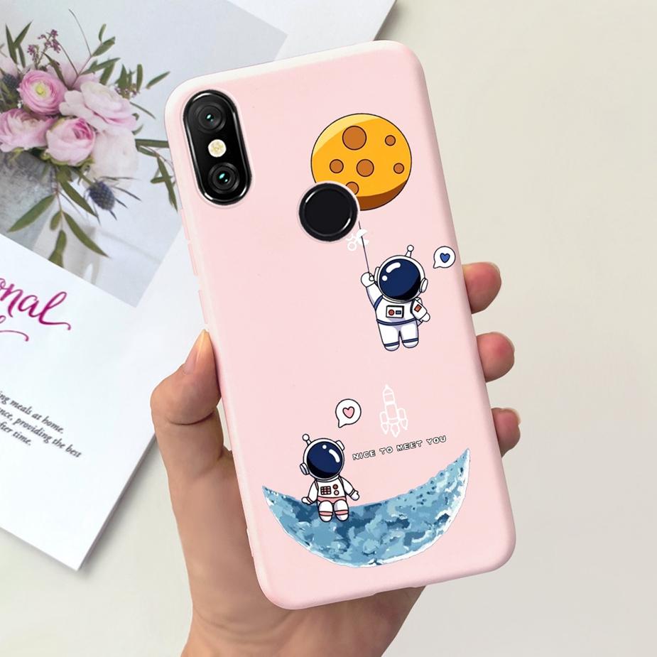 For Xiaomi Redmi 6 Pro Case Cute Dinosaur Cartoon Cover Soft Silicone Phone Case For Xiaomi Redmi Note 6 Pro Note6 Fundas Bumper