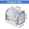 Manual Shaver Storage Rack Self Adhesive Rust Resistant 1Pcs Holder for Guest Bathroom Shower Storage Organization