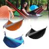 Double Nylon Hammock With Parachute Fabric For Outdoor Camping And Portable Use