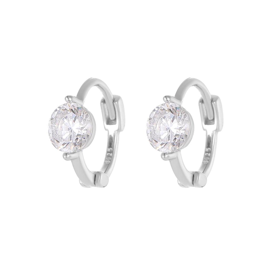 S925 Sterling Silver Minimalist Diamond Ear Cuffs for Women - Exquisite, Stackable, and High-End Japanese Ear Jewelry