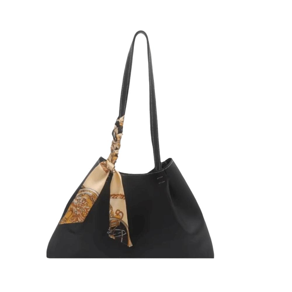 Soft Large Capacity Tote Bag Waterproof Underarm Bag Retro PU Shoulder Bag  Daily